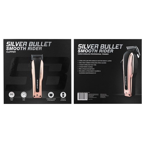 Silver Bullet Smooth Rider Hair Clipper Box