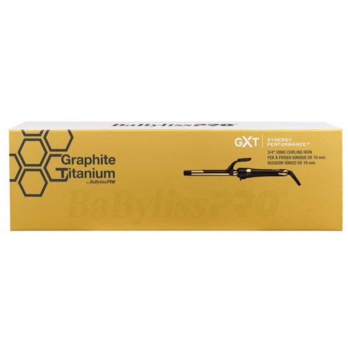 Graphite Titanium by BaByliss PRO Ionic Curling Iron 19mm