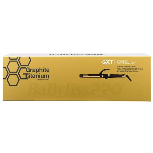 Graphite Titanium by BaBylissPRO Ionic Curling Iron 25mm