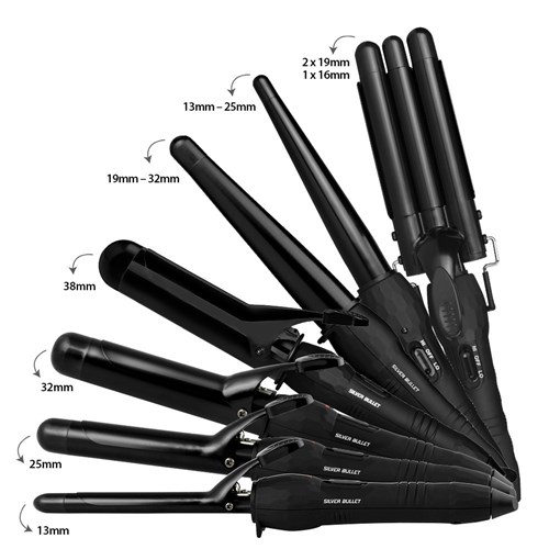 Silver Bullet City Chic Triple Barrel Curling Iron