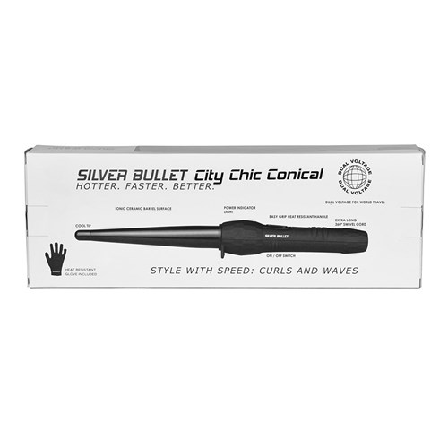 Silver Bullet City Chic Regular Conical Curling Iron