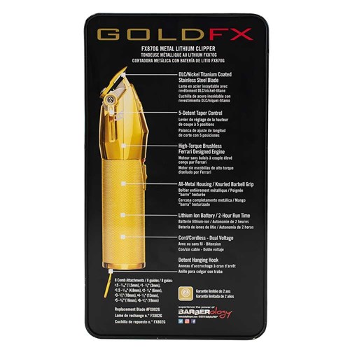 BaBylissPRO GoldFX Lithium Hair Clipper