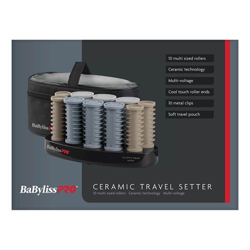 BaBylissPRO Travel Hot Roller Set 10pc