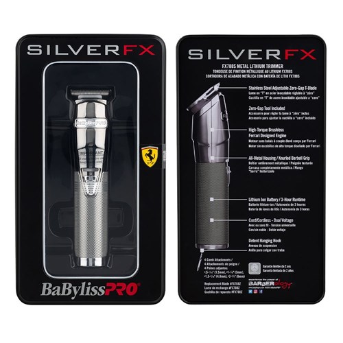 BaBylissPRO SilverFX Lithium Hair Trimmer