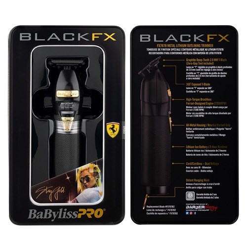 BaBylissPRO BlackFX Skeleton Lithium Hair Trimmer