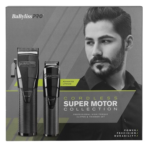 BaBylissPRO GraphiteFX Lithium Duo Clipper Trimmer Set