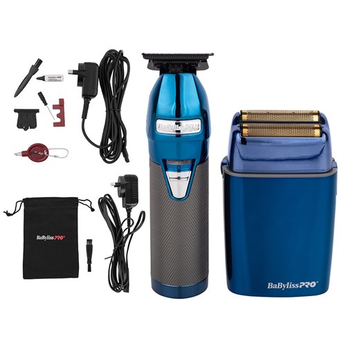 BaBylissPRO BlueFX Outliner Trimmer and Shaver Duo