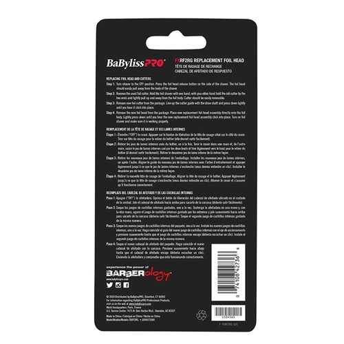 BaBylissPRO RoseFX FoilFX02 Shaver Replacement Foil Head