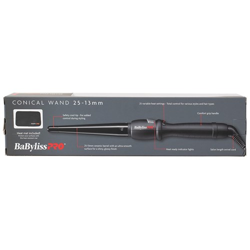 BaBylissPRO Ceramic Conical Curling Iron Regular