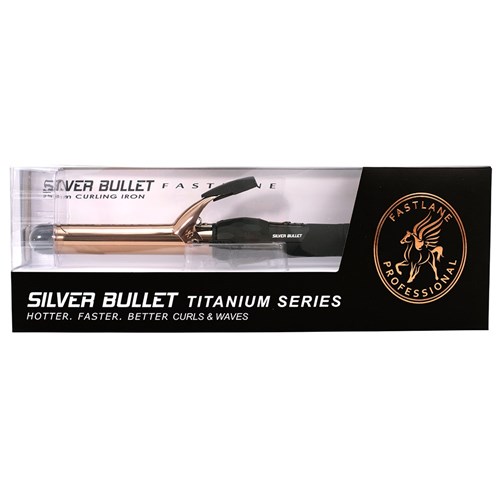 Silver Bullet Fastlane Titanium Rose Gold 25mm Curling Iron