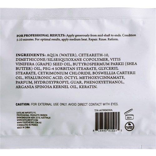 Theorie Argan Oil Ultimate Reform Hair Treatment Sachet