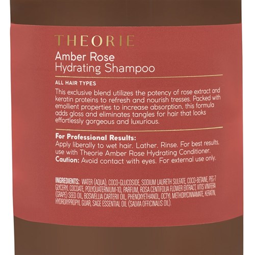 Theorie Amber Rose Hydrating Shampoo