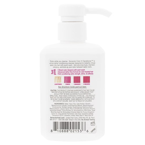 Keracolor Color Clenditioner Colouring Shampoo Hot Pink