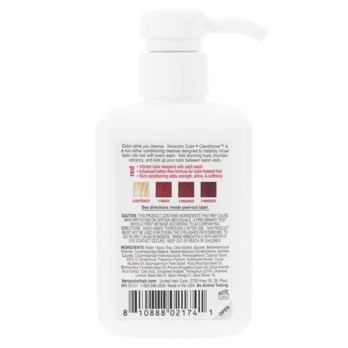 Keracolor Color Clenditioner Colouring Shampoo Red