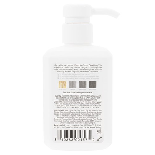 Keracolor Color Clenditioner Colouring Shampoo Silver