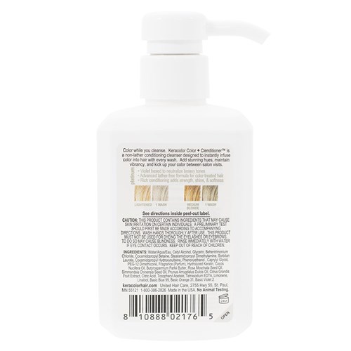 Keracolor Color Clenditioner Colouring Shampoo Platinum