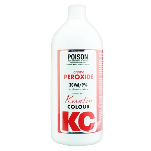 Keratin Colour Hair Peroxide 30 Volume - 990mL